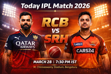 Today IPL Match 2026 RCB vs SRH Opening Match